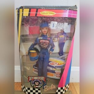 50th Anniversary NASCAR Barbie Doll